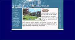 Desktop Screenshot of marylandparkapts.com